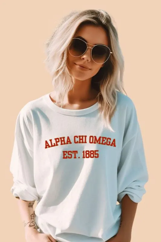 Alpha Chi Omega Sorority Pullover Sweatshirt