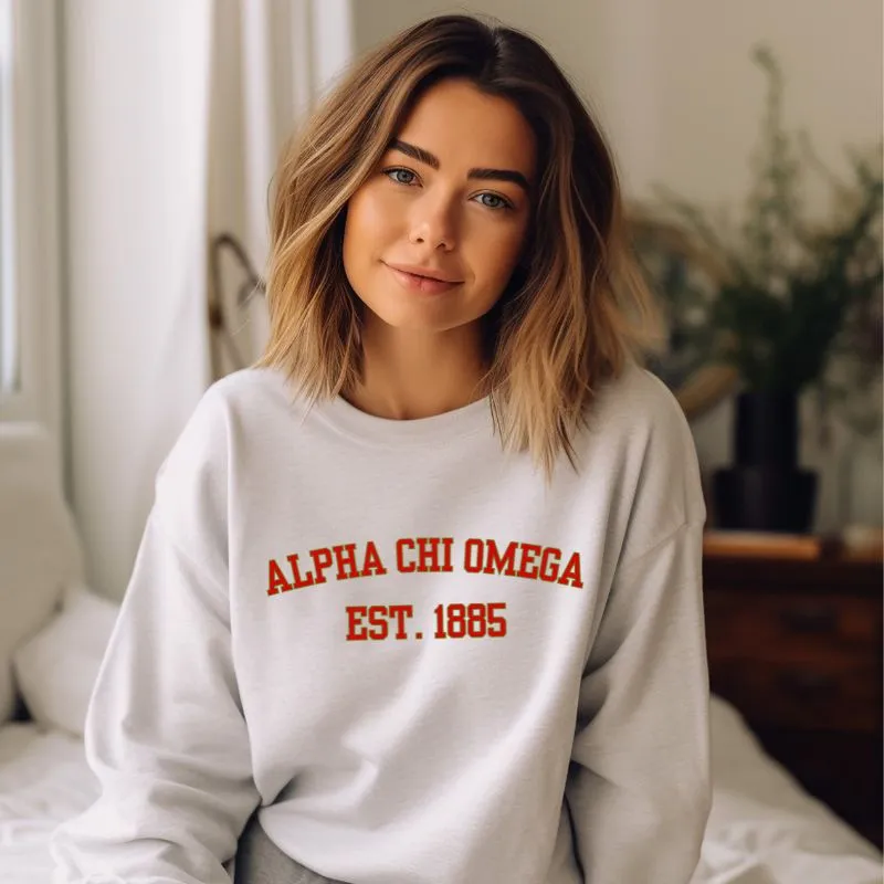 Alpha Chi Omega Sorority Pullover Sweatshirt