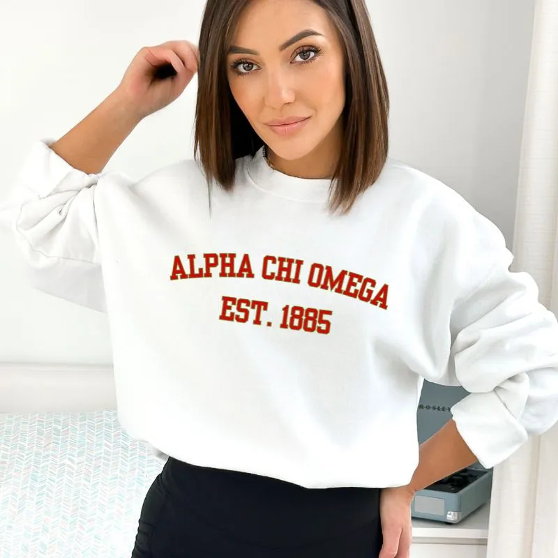 Alpha Chi Omega Sorority Pullover Sweatshirt