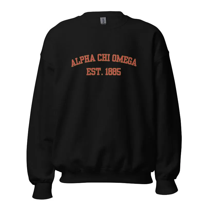 Alpha Chi Omega Sorority Pullover Sweatshirt