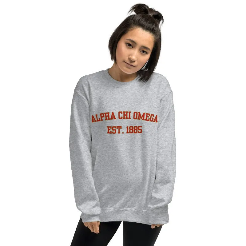 Alpha Chi Omega Sorority Pullover Sweatshirt