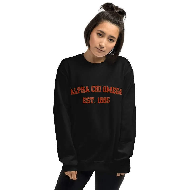 Alpha Chi Omega Sorority Pullover Sweatshirt