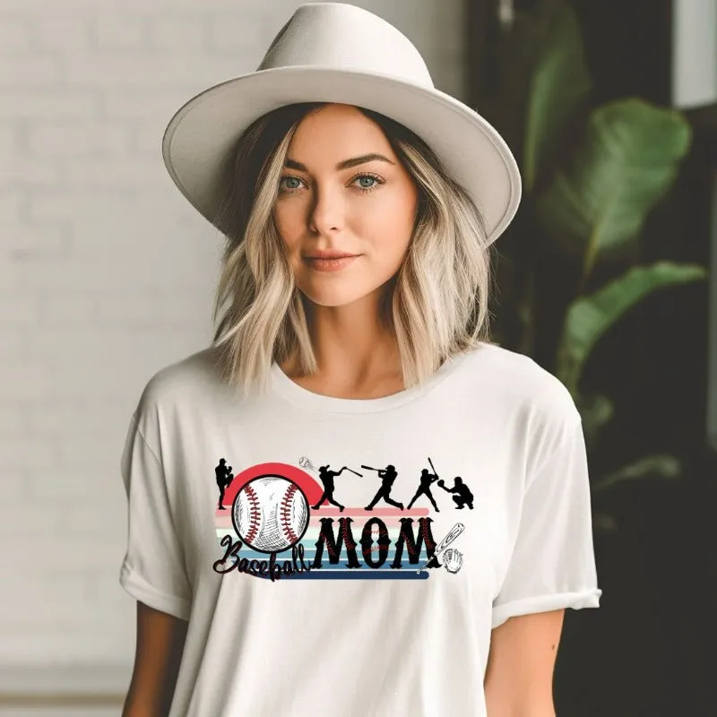 Baseball Mom Design PNG Download