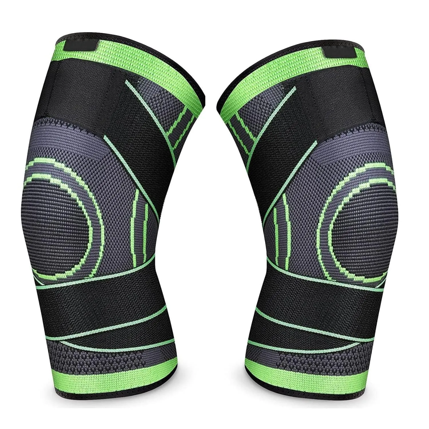 Believers Group Knee Caps for Men Women Gym Workout (Pack of Two) - Knee Support for Knee Pain with Knee Band | Extra Compression Knee Sleeves Leg Supporter for Gym (3XL)