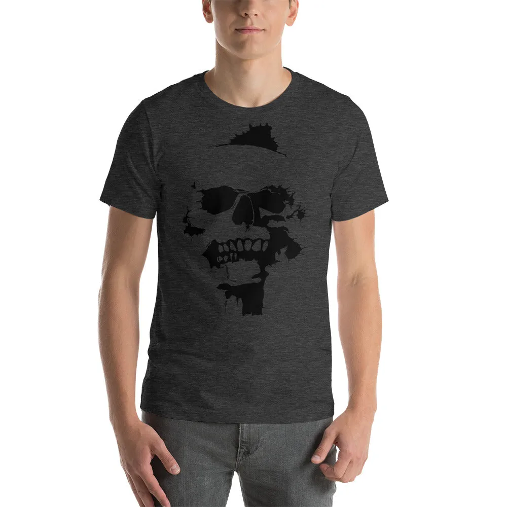 Biker Bred Men's Skull T-Shirt - Short-Sleeve Motorcycle T-Shirt