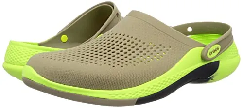 crocs Unisex-Adult LiteRide Clog Khaki/Multi Clog - 5 UK Men/ 6 UK Women (M6W8) (208281-2F9)