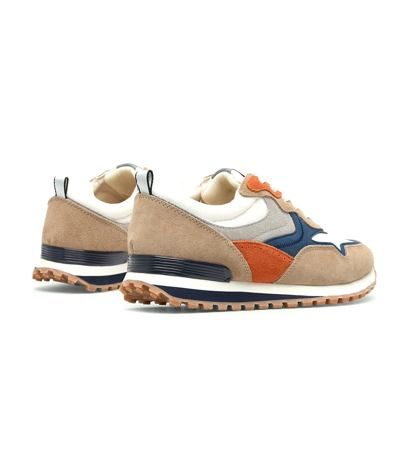 Deporvia Leather Running Shoes Beige