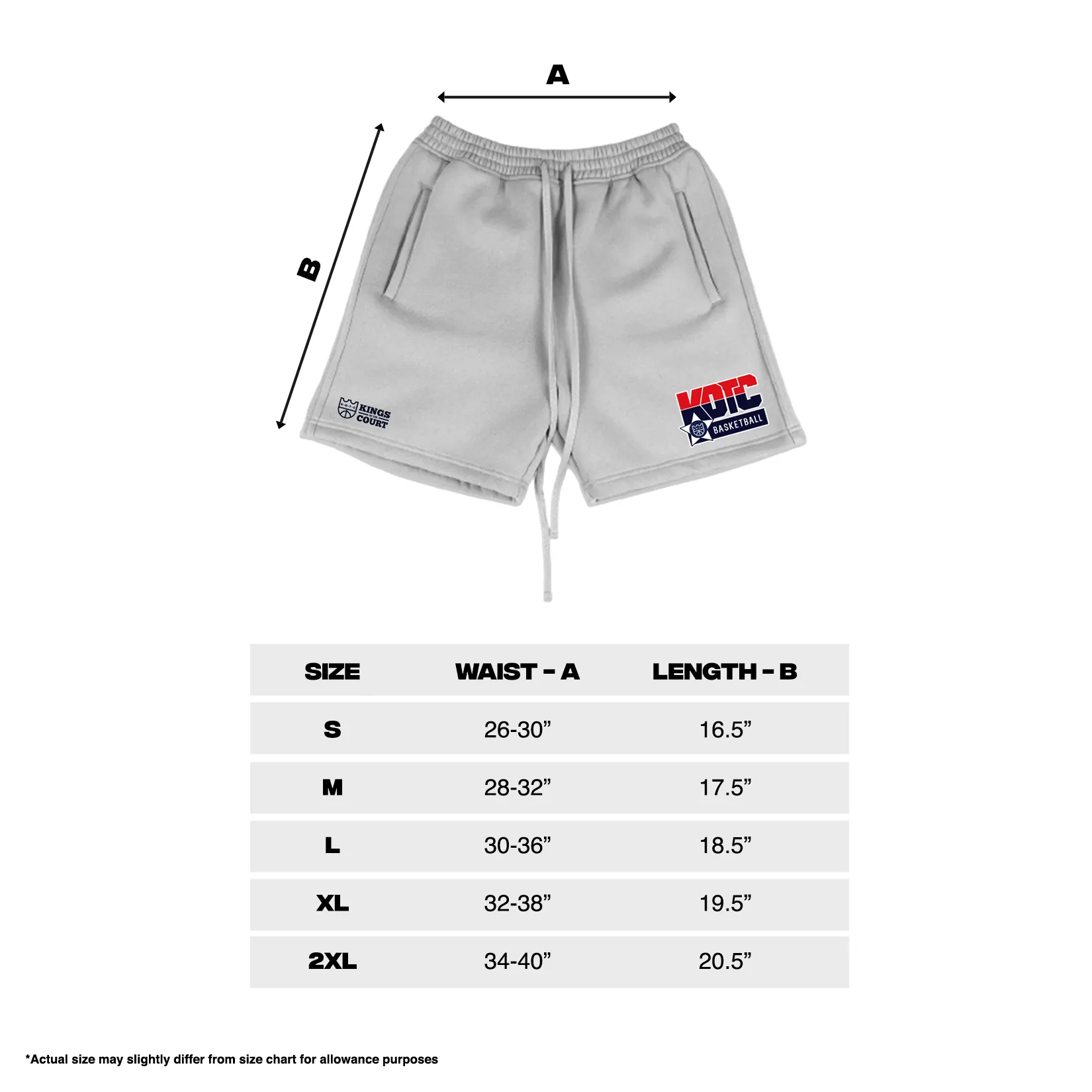 Dream Team Sweat Shorts - Gray