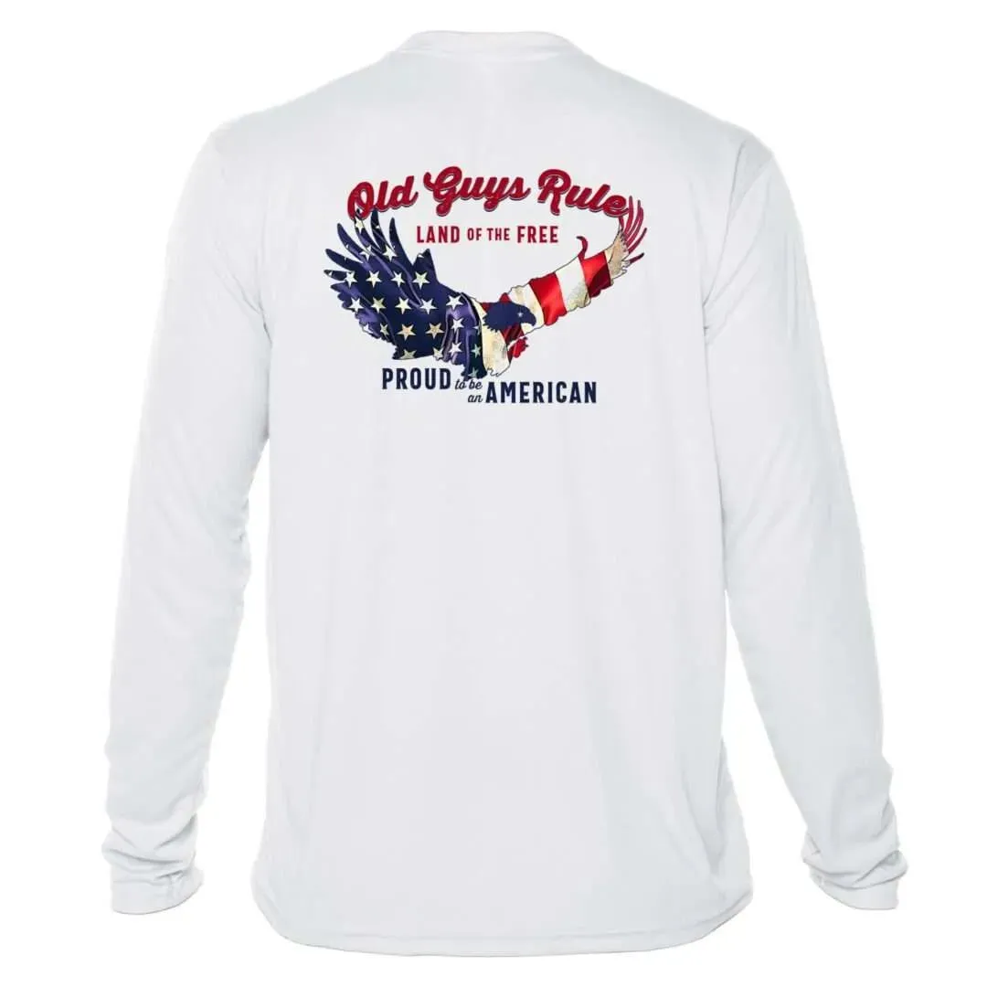 Eagle Sun Shirt - Men UPF50 Dryfit Shirt Old Guys Rule