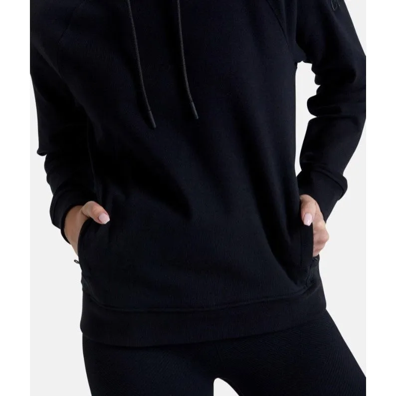 Gym Coffee Womens Essential Pullover Hoodie Black