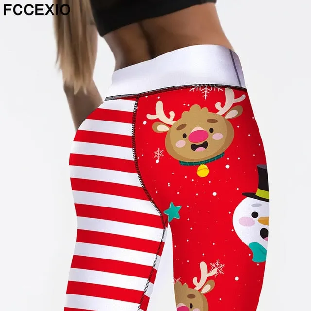 Happy Christmas Santa Leggings