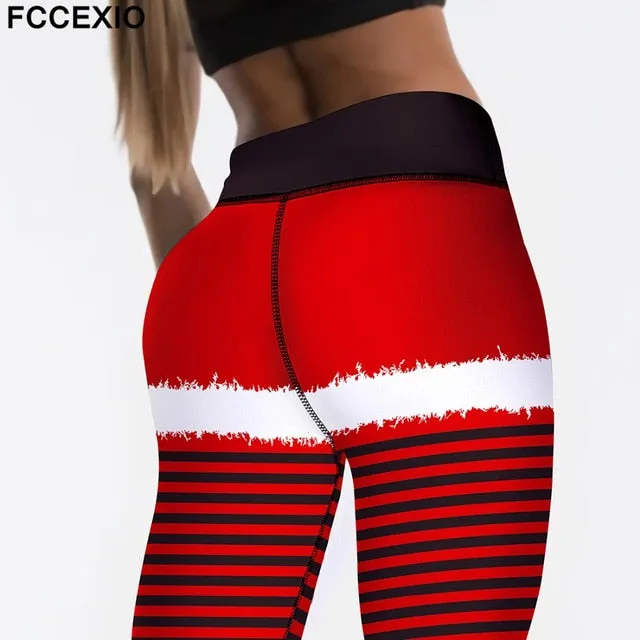 Happy Christmas Santa Leggings