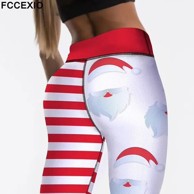 Happy Christmas Santa Leggings