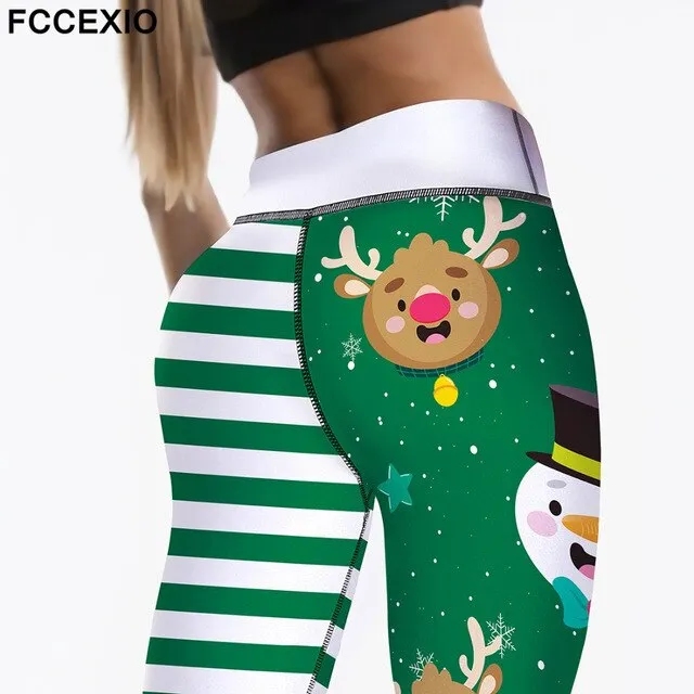 Happy Christmas Santa Leggings