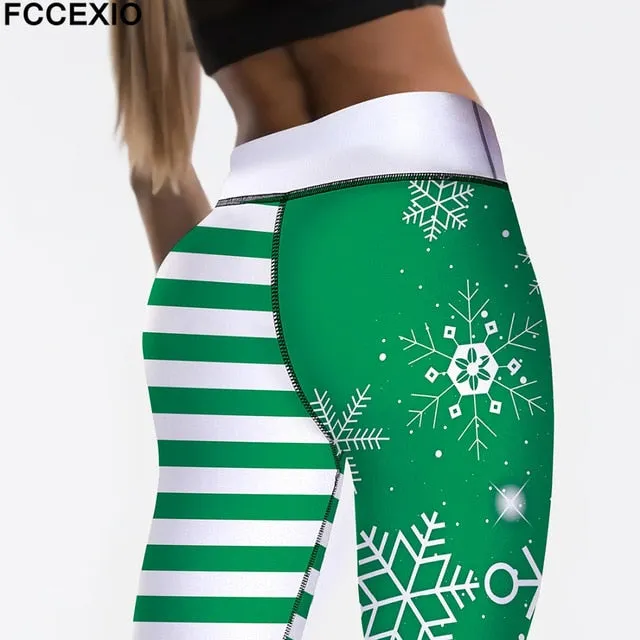 Happy Christmas Santa Leggings