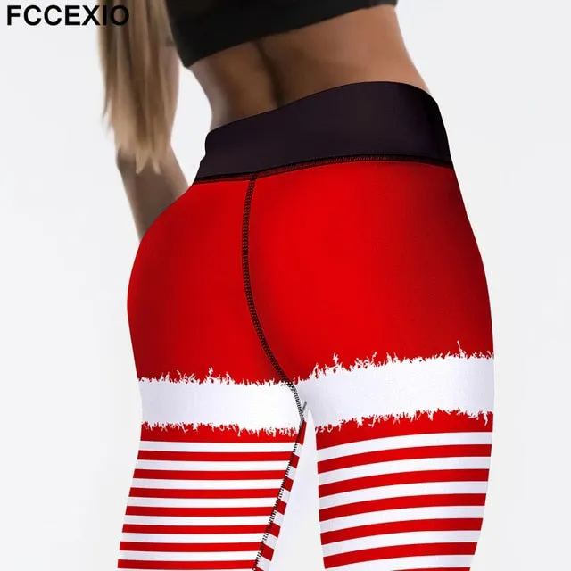 Happy Christmas Santa Leggings