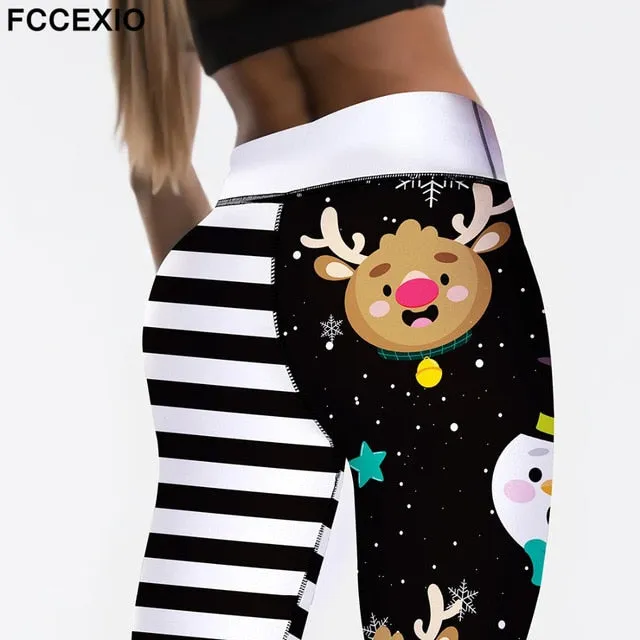 Happy Christmas Santa Leggings