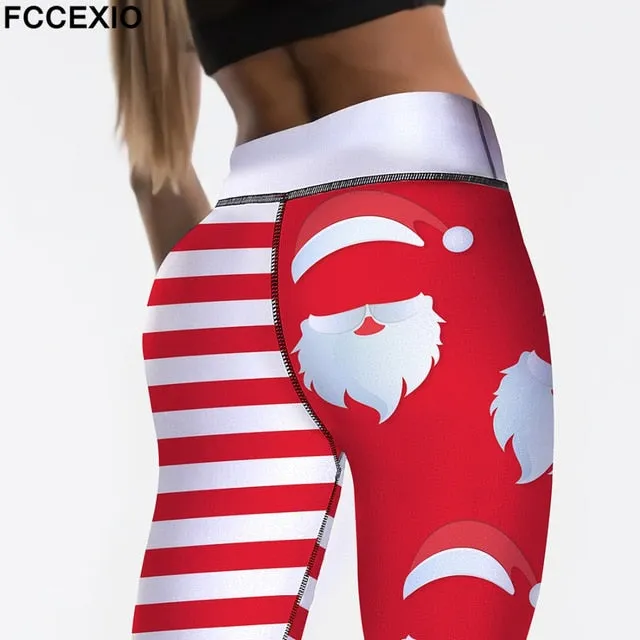 Happy Christmas Santa Leggings