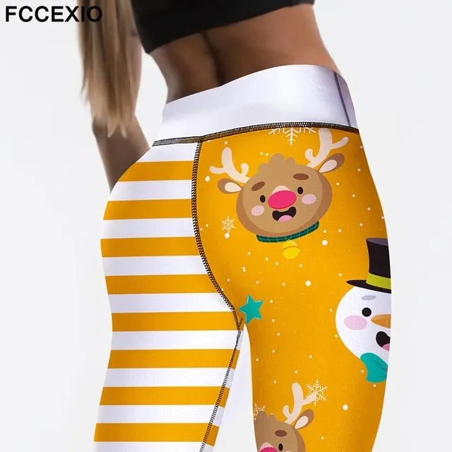 Happy Christmas Santa Leggings