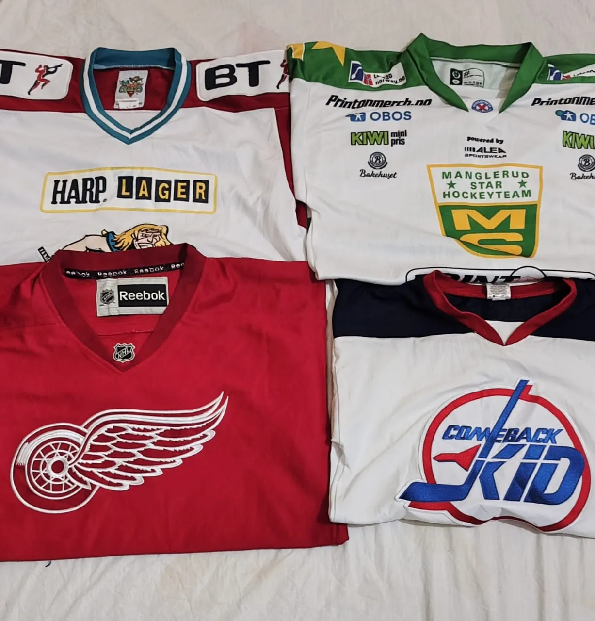 Hockey Sports Jersays Branded 18 pices