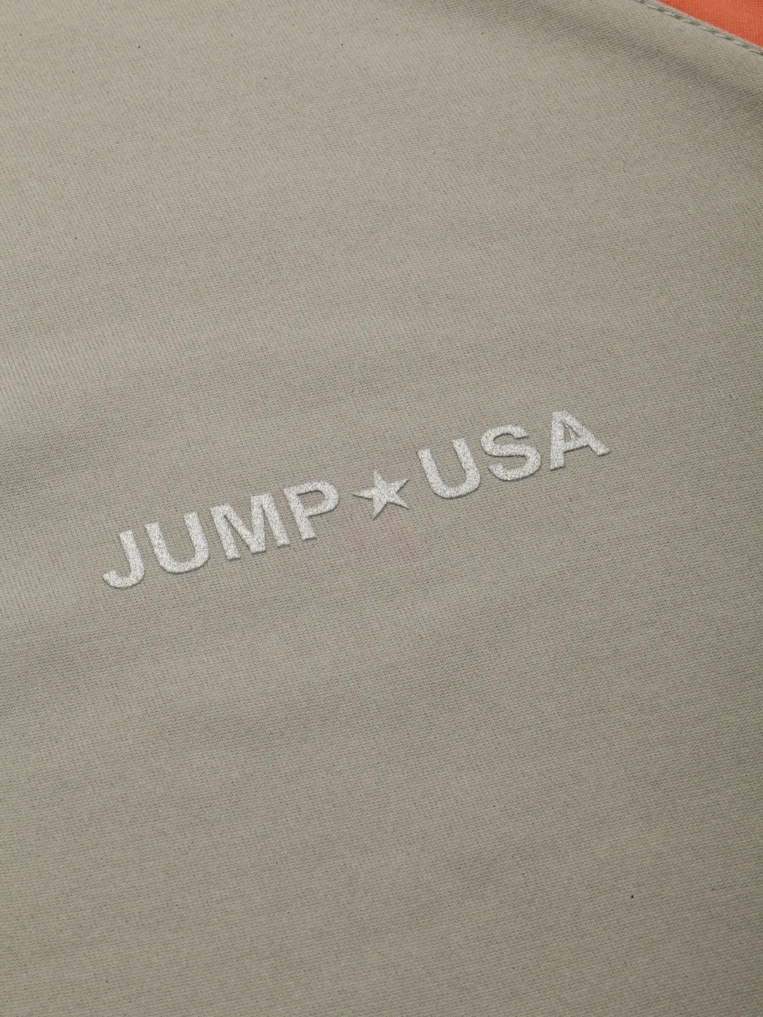 JUMP USA Men Light Grey & Coral Polo Collar Sports  T-Shirt