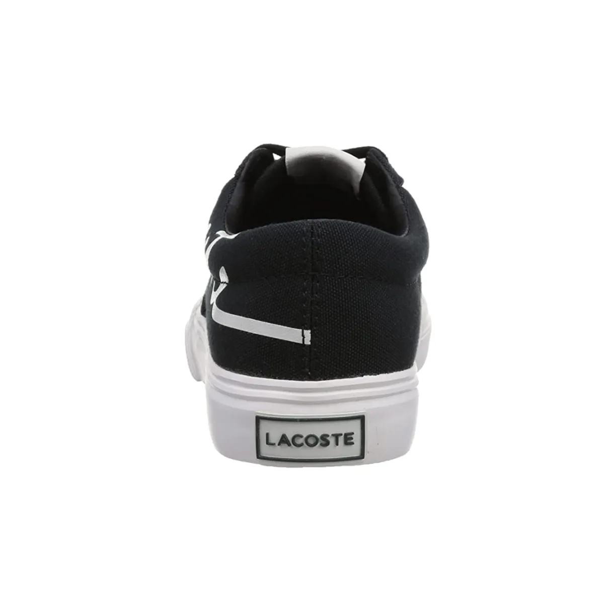 LACOSTE 7-42CMA0040454 Jump Serve Lace Canvas Logo MN'S (Medium) Black/Off White Textile Lifestyle Shoes