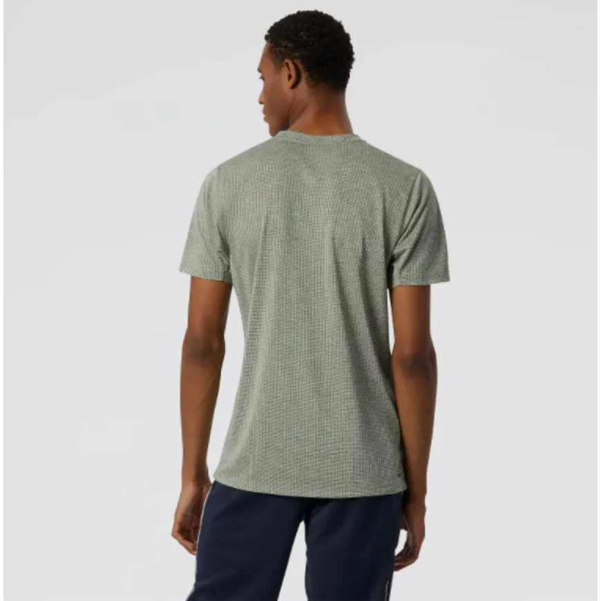 New Balance Tenacity Men Performance T-Shirt Olive Heather