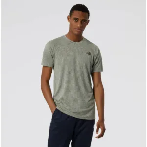 New Balance Tenacity Men Performance T-Shirt Olive Heather