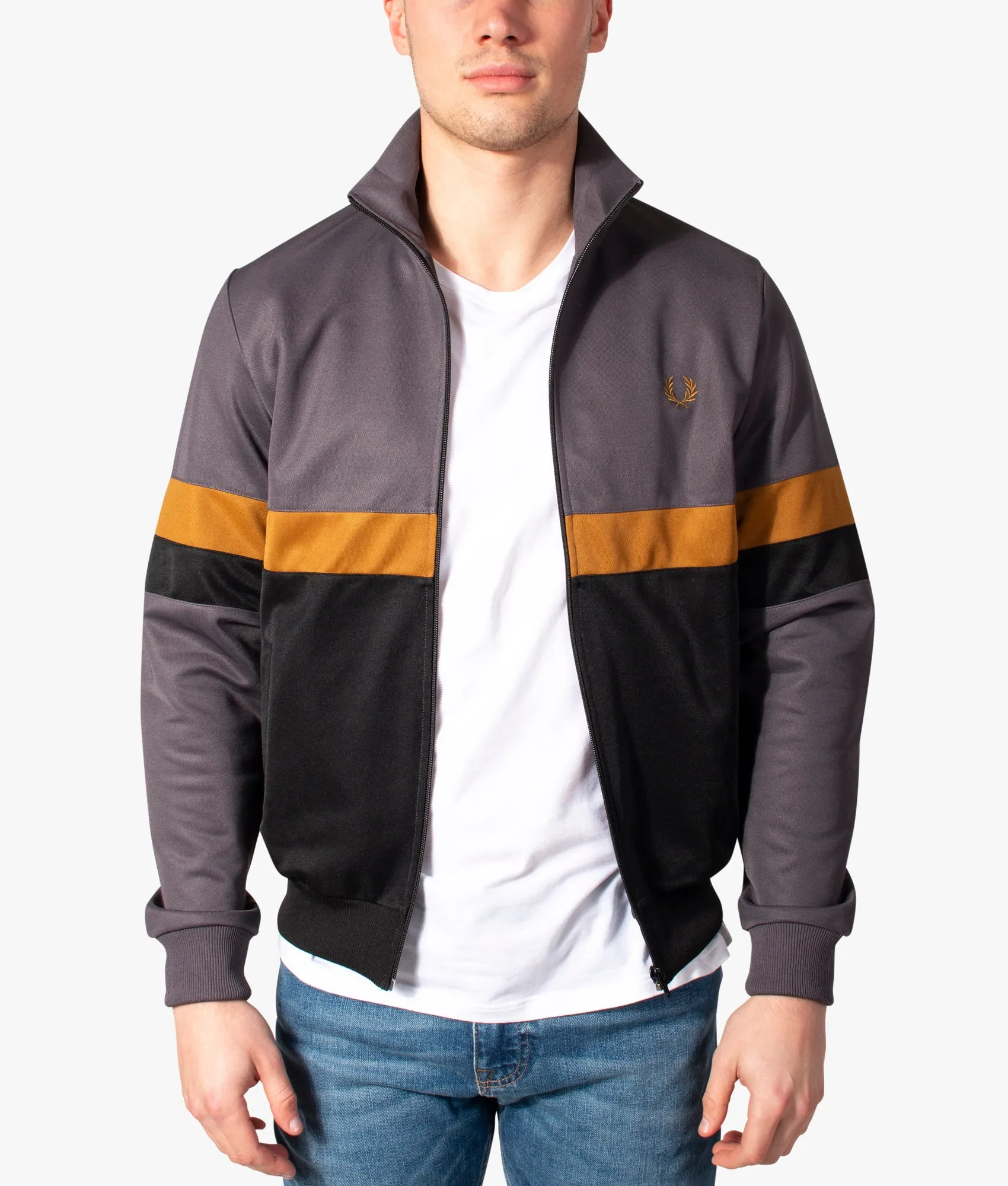 Panelled Track Top