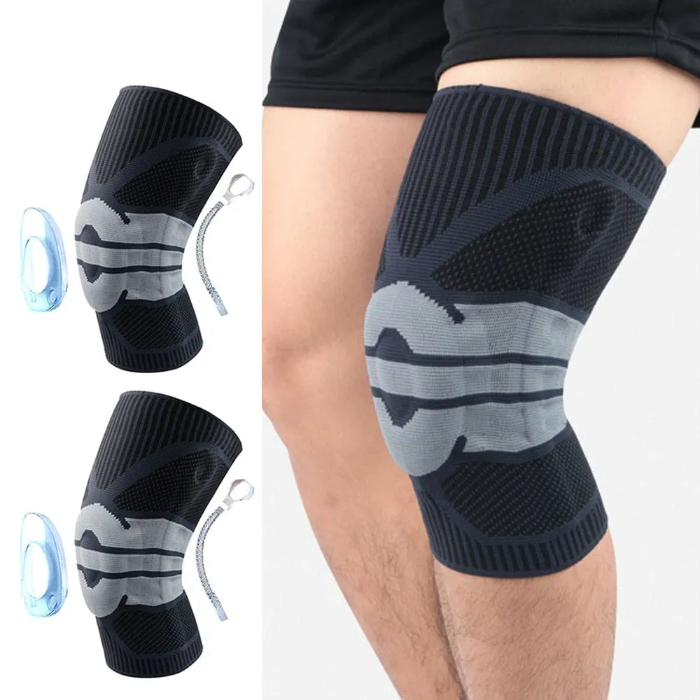 Professional Compression Knee Brace Support Protector For Arthritis Relief, Joint Pain, ACL MCL Meniscus Tear Post Surgery