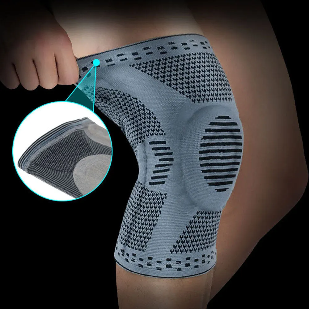 Professional Compression Knee Brace Support Protector For Arthritis Relief, Joint Pain, ACL MCL Meniscus Tear Post Surgery