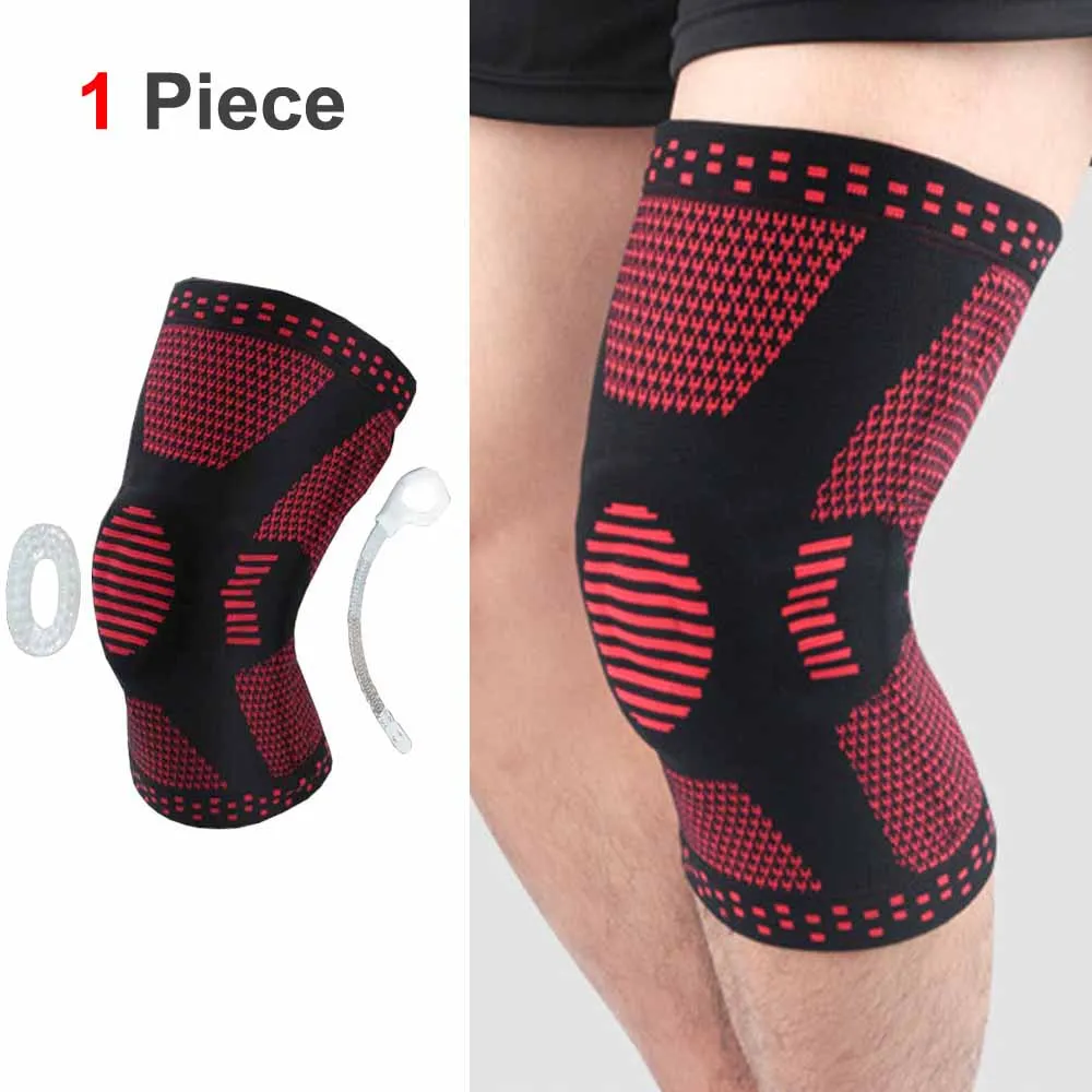 Professional Compression Knee Brace Support Protector For Arthritis Relief, Joint Pain, ACL MCL Meniscus Tear Post Surgery