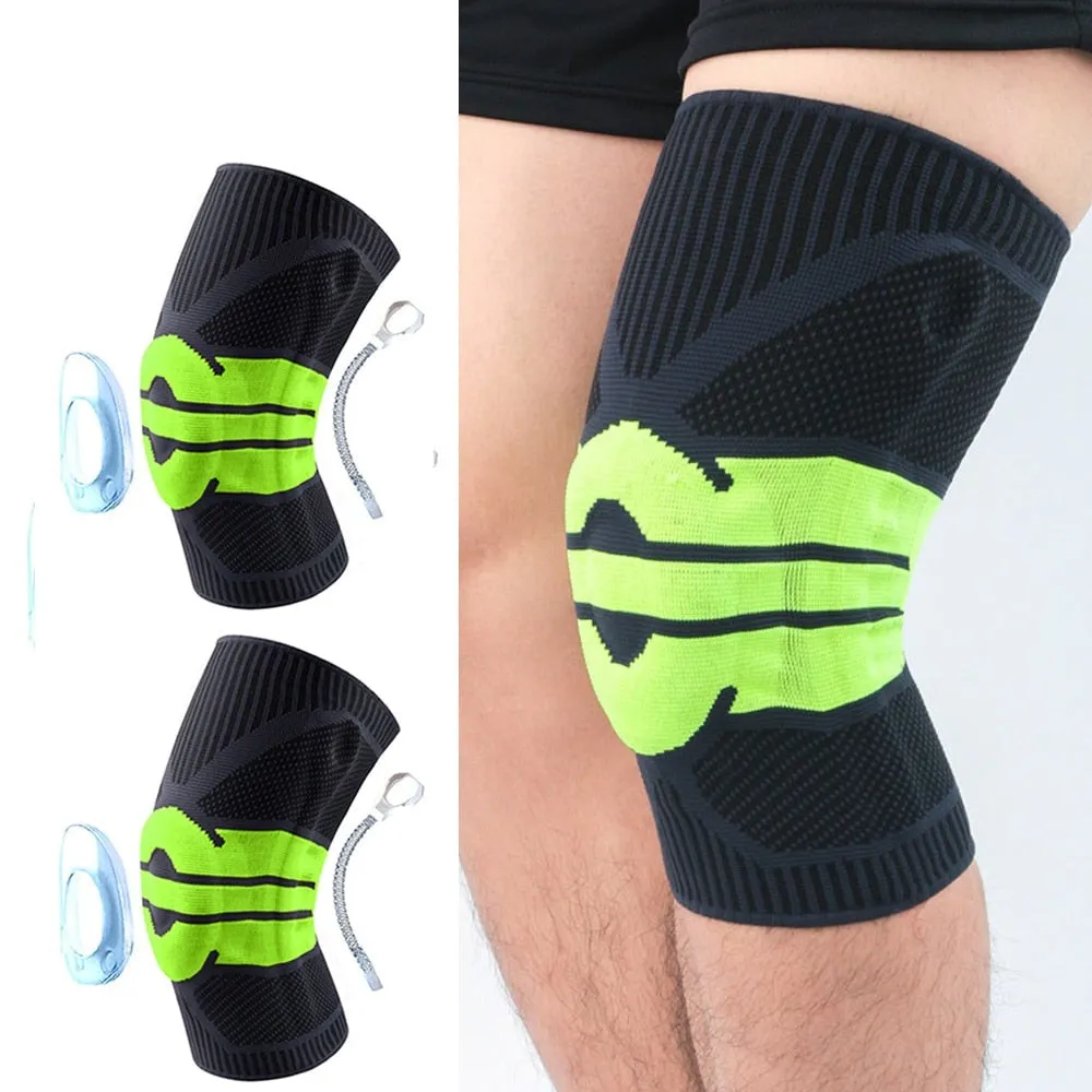 Professional Compression Knee Brace Support Protector For Arthritis Relief, Joint Pain, ACL MCL Meniscus Tear Post Surgery