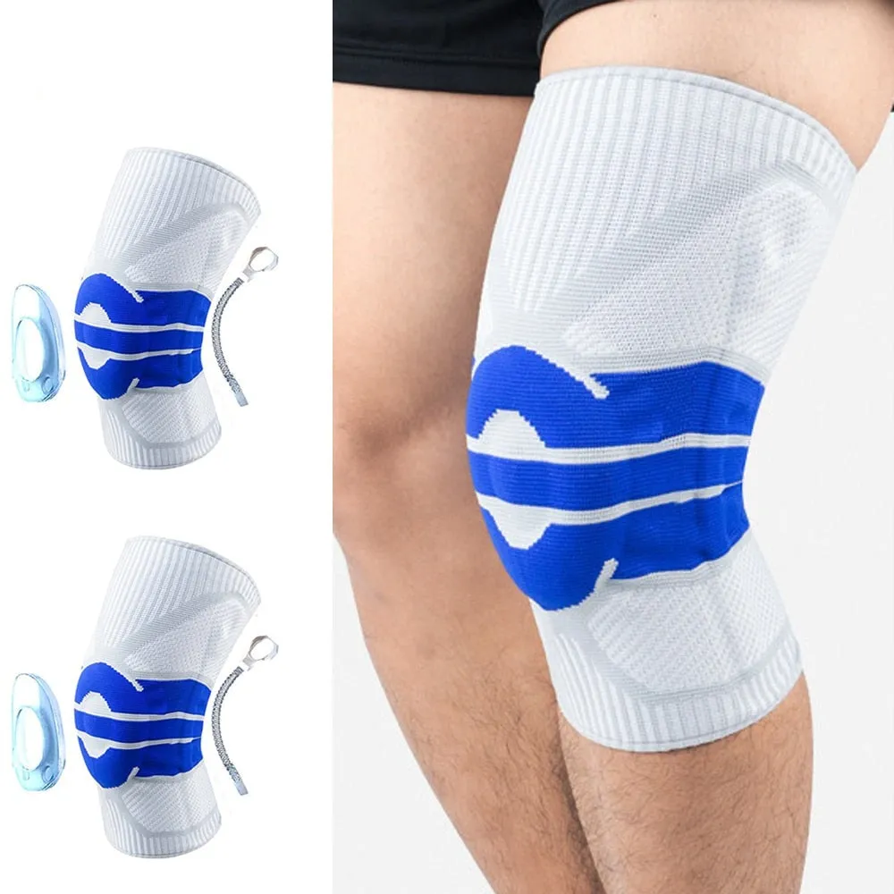 Professional Compression Knee Brace Support Protector For Arthritis Relief, Joint Pain, ACL MCL Meniscus Tear Post Surgery