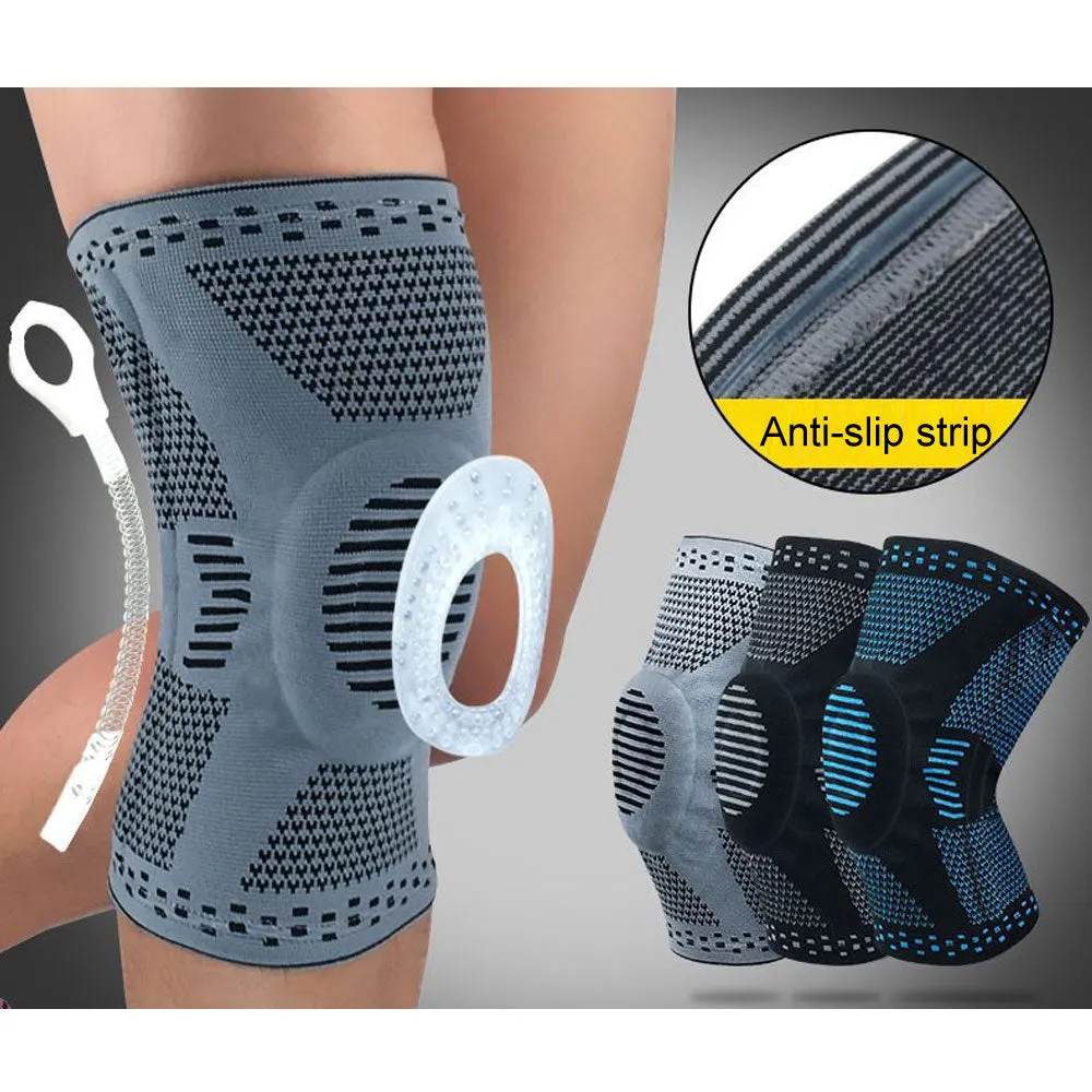 Professional Compression Knee Brace Support Protector For Arthritis Relief, Joint Pain, ACL MCL Meniscus Tear Post Surgery