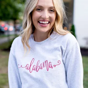 State Melanie Script Crewneck Sweatshirt