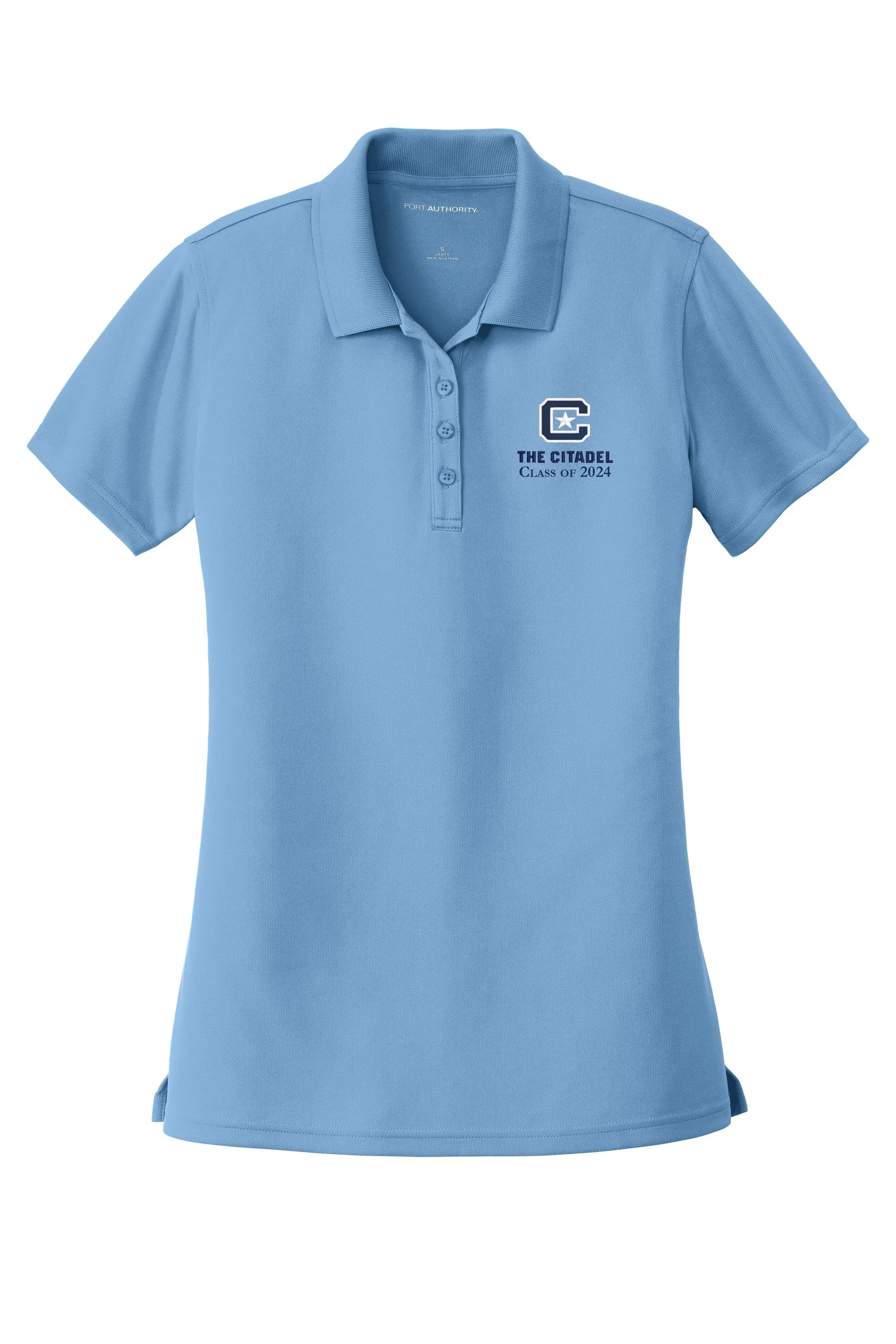 The Citadel, C Star, Class of 2024, Port Authority® Ladies Dry Zone® UV Micro-Mesh Polo Shirt