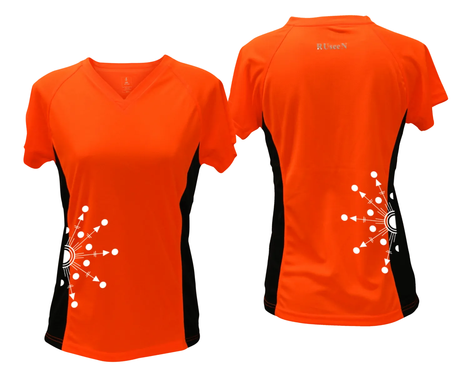 Women's Reflective Short Sleeve Shirt - Directions