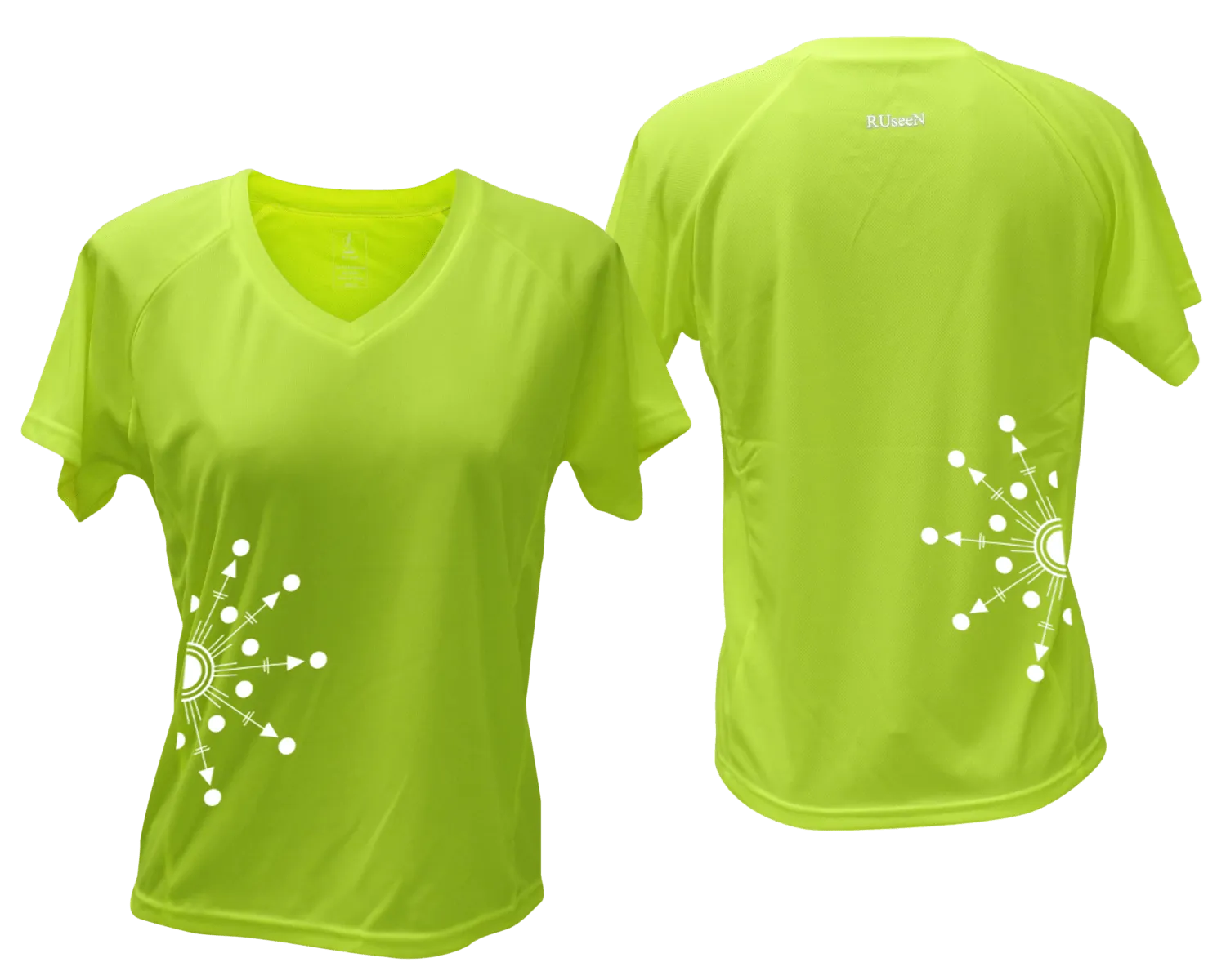 Women's Reflective Short Sleeve Shirt - Directions