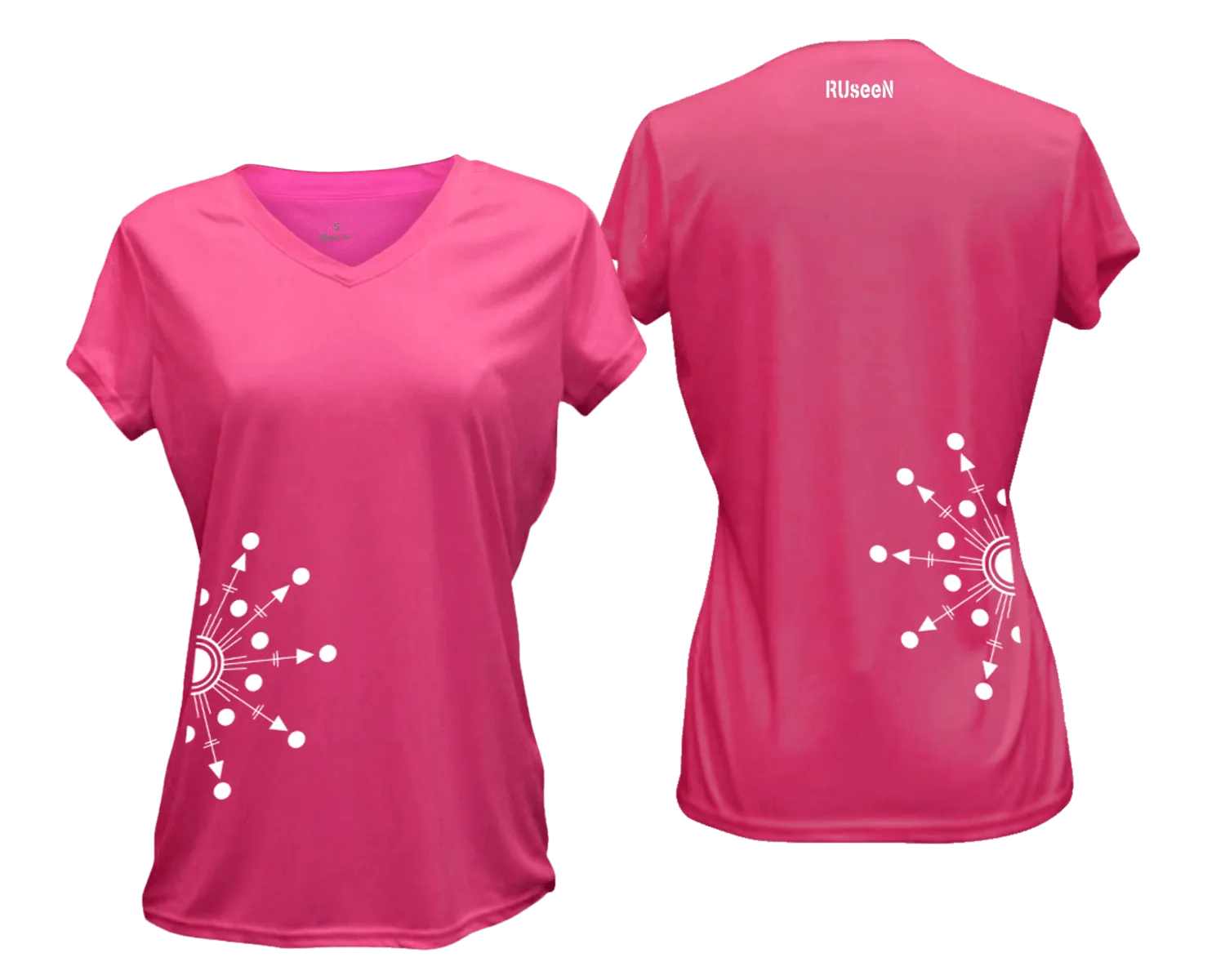 Women's Reflective Short Sleeve Shirt - Directions