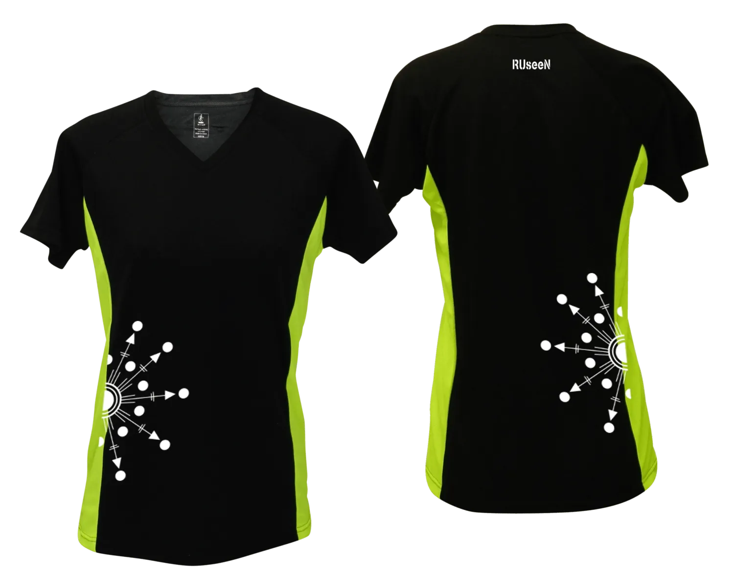 Women's Reflective Short Sleeve Shirt - Directions