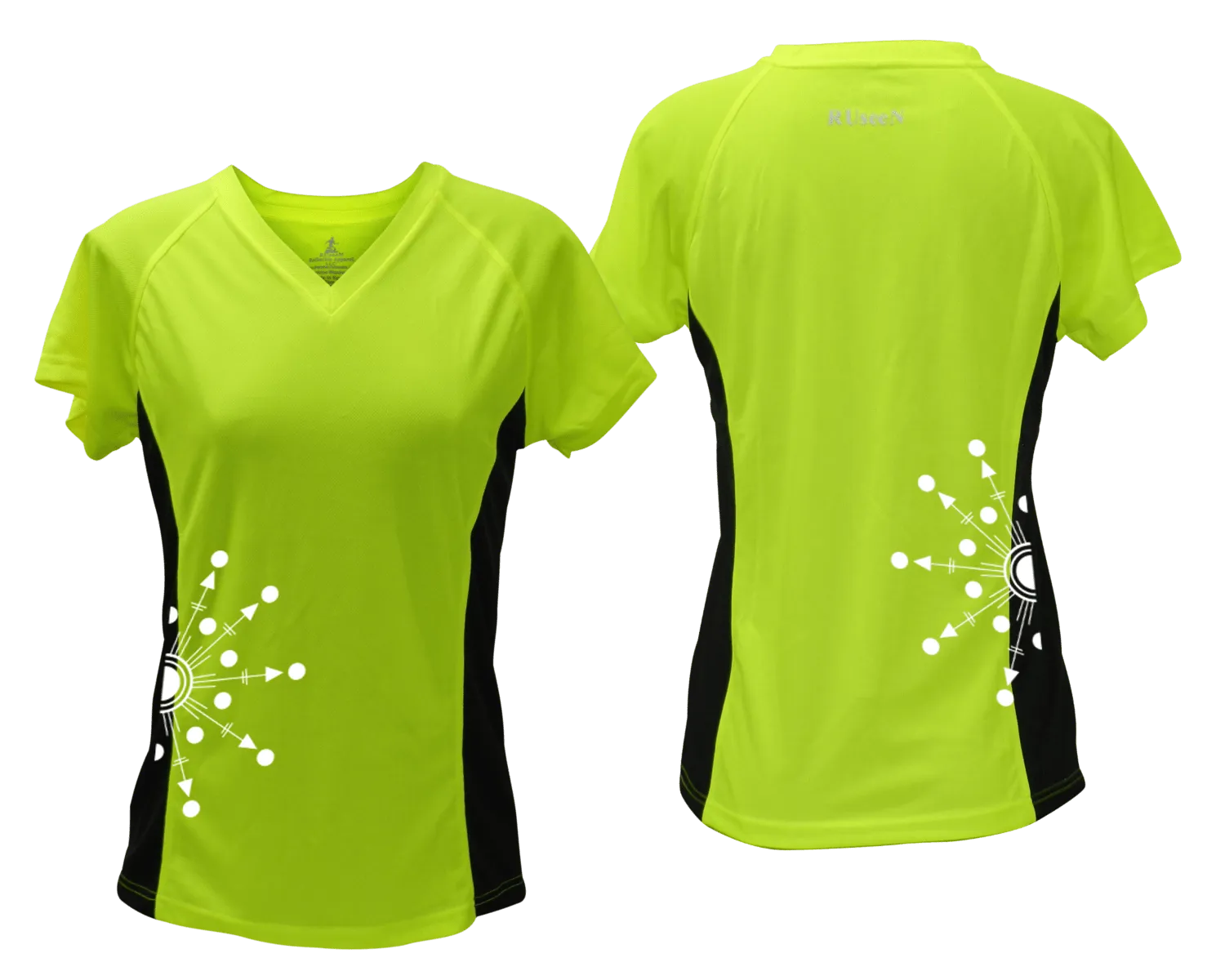 Women's Reflective Short Sleeve Shirt - Directions